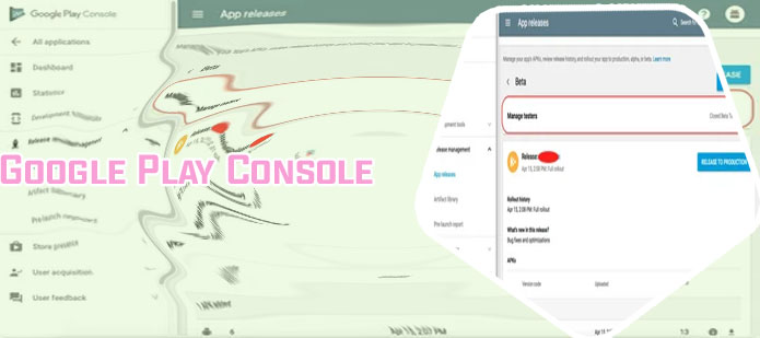 Google play console app