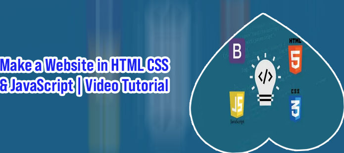 Html css javascript web design